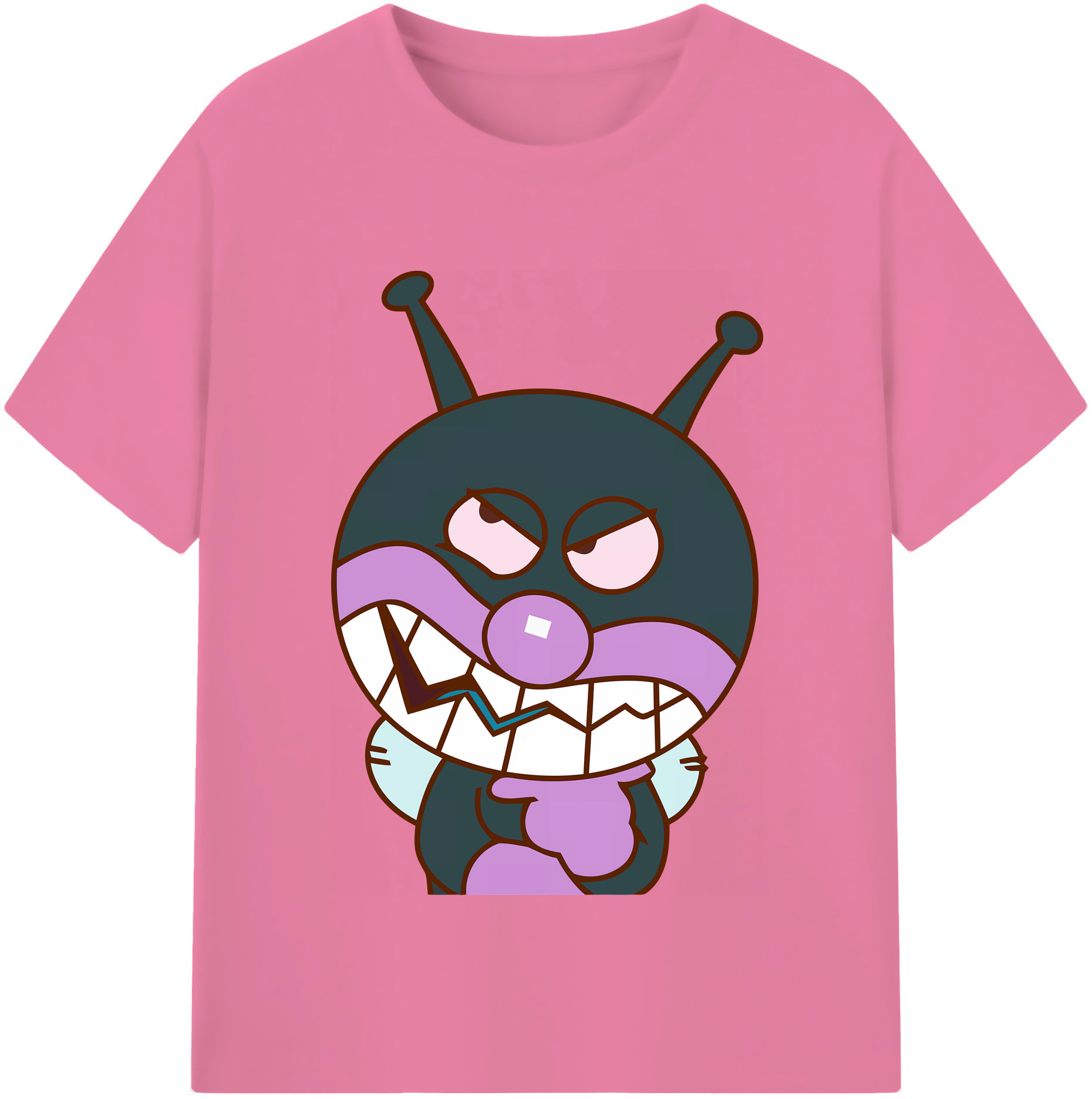 （画像用） アンパンマン Anpanman 綿100％半袖Tシャツ（フロントプリント）